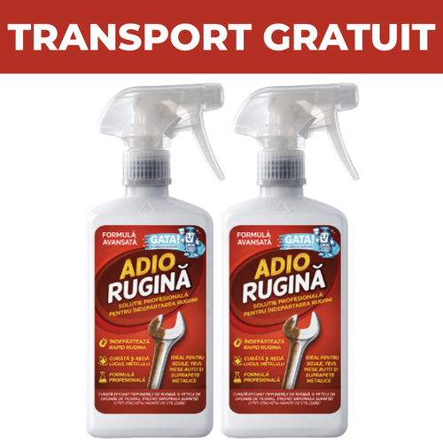 2x GATA! ADIO RUGINĂ