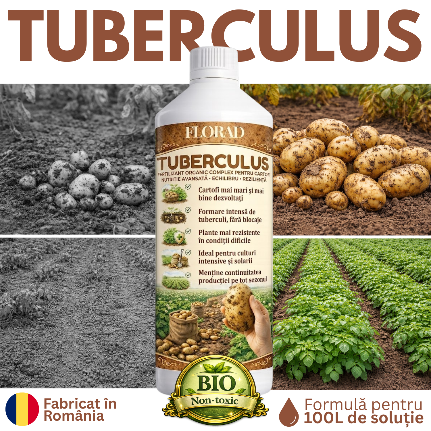 FLORAD Tuberculus 1L - Fertilizant organic cartofi – Verador